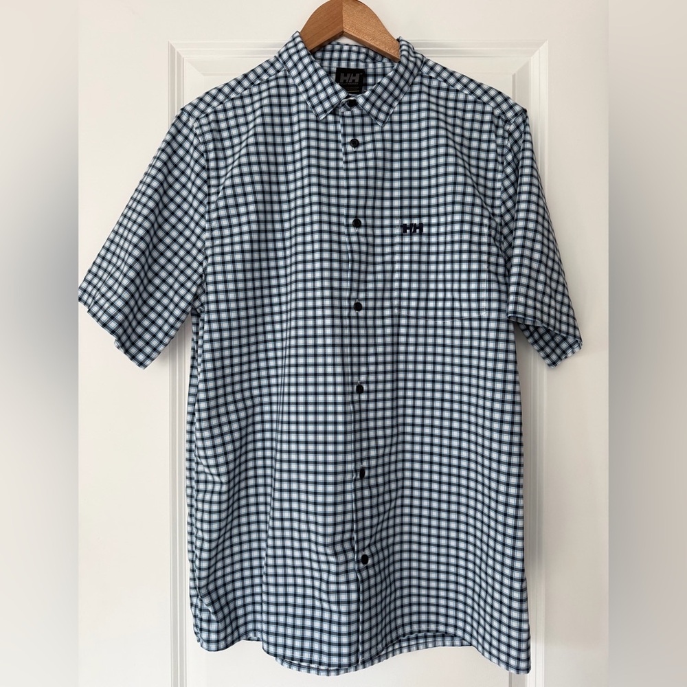 Helly Hanson‎ Men's Large Lightweight Short Sleeve Breathable Outdoor Shirt
